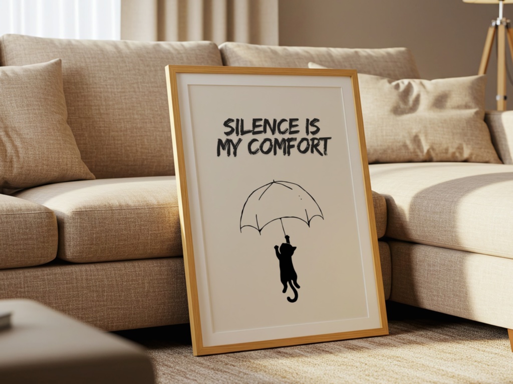 雨の日のIntrovert Cat 01|Silence Is My Comfort