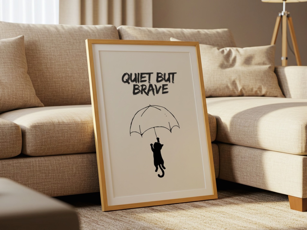 雨の日のIntrovert Cat 02|Quiet but Brave