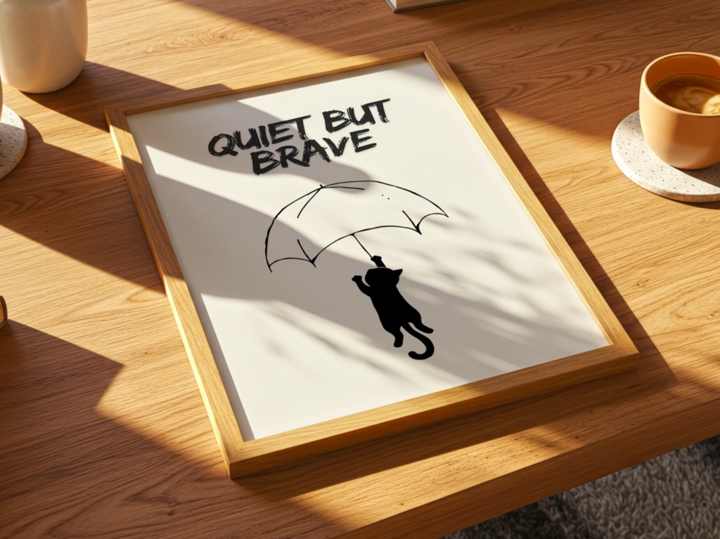 雨の日のIntrovert Cat 02|Quiet but Brave