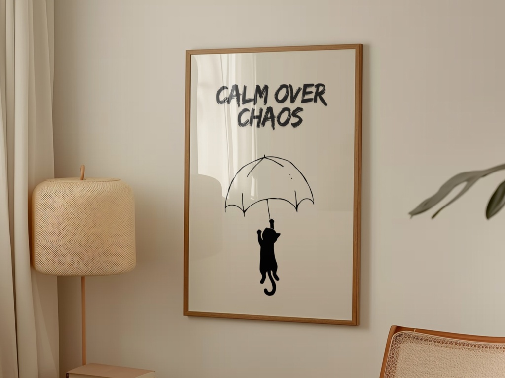 雨の日のIntrovert Cat 03｜Calm Over Chaos