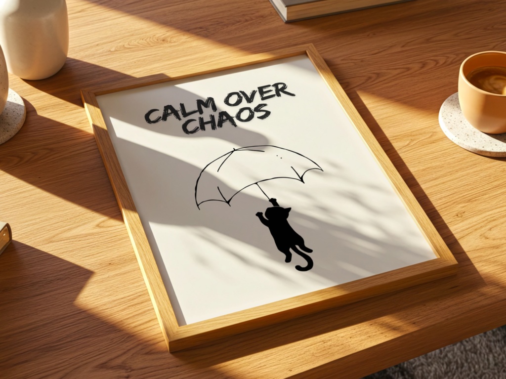 雨の日のIntrovert Cat 03|Calm Over Chaos
