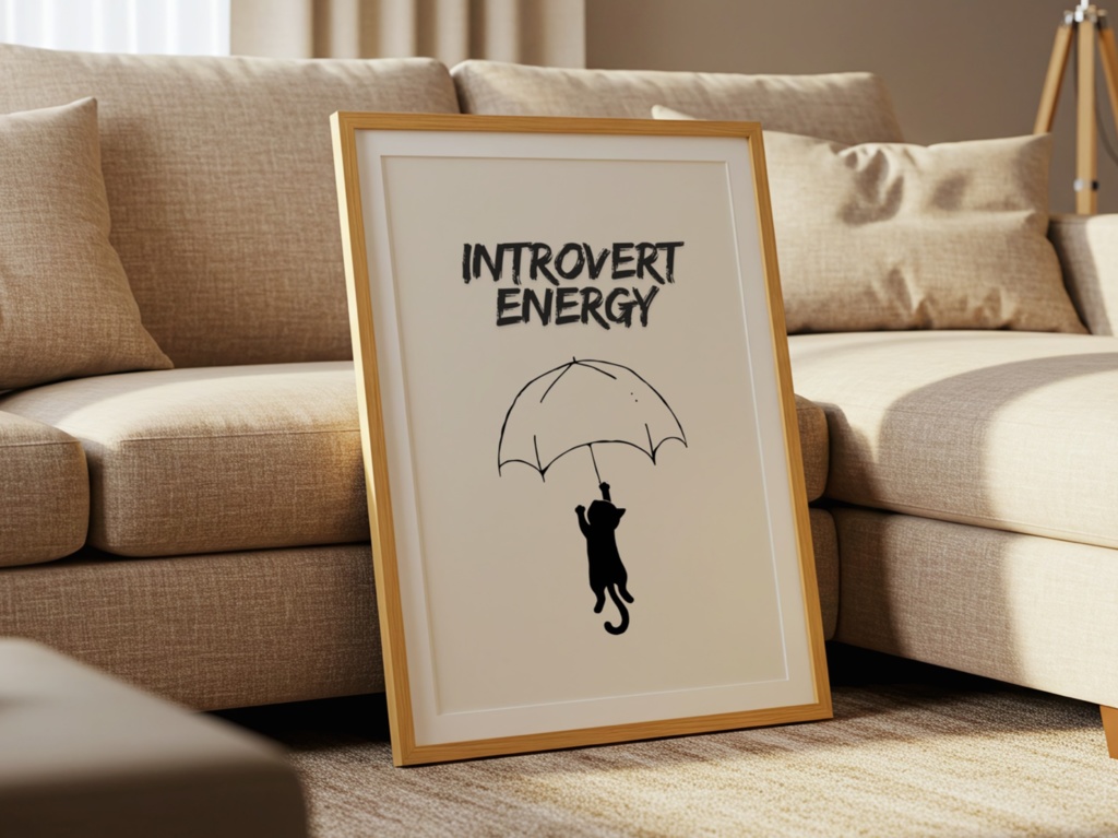 雨の日のIntrovert Cat 04|Introvert Energy