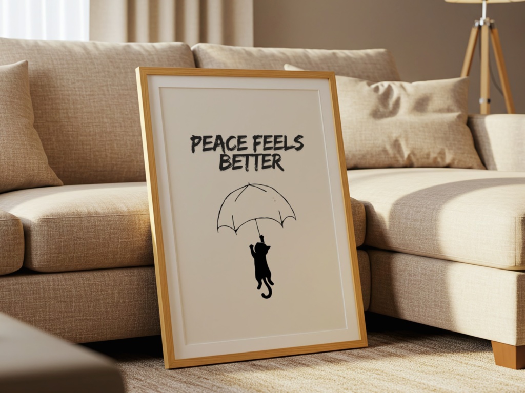 雨の日のIntrovert Cat 06|Peace Feels Better