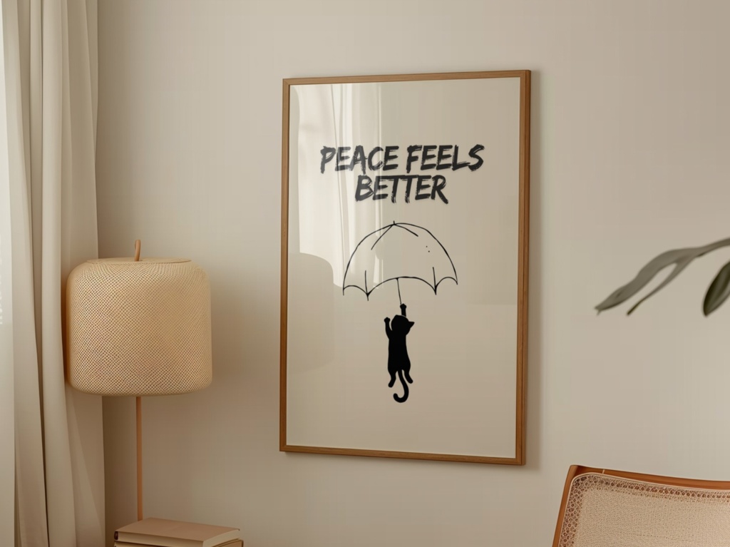 雨の日のIntrovert Cat 06|Peace Feels Better