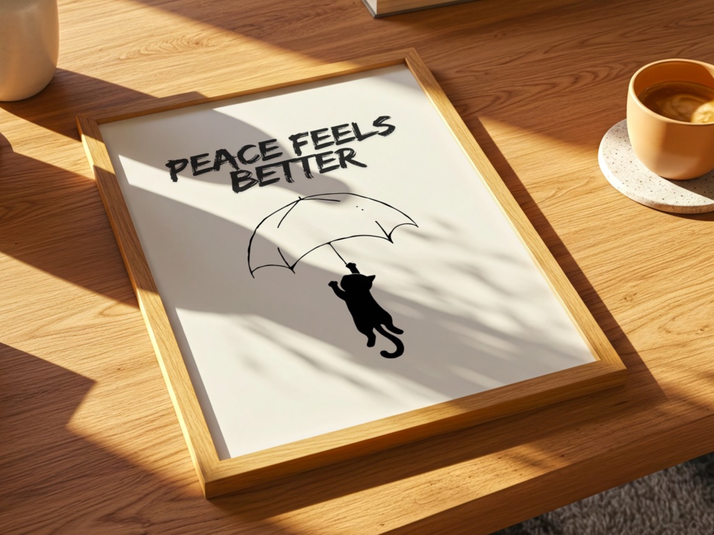 雨の日のIntrovert Cat 06|Peace Feels Better