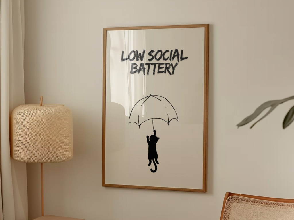 雨の日のIntrovert Cat 07|Low Social Battery