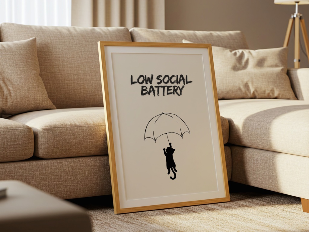 雨の日のIntrovert Cat 07|Low Social Battery