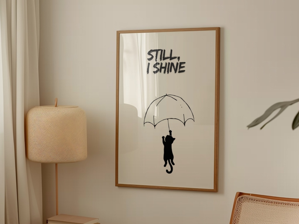 雨の日のIntrovert Cat 09｜Still, I Shine