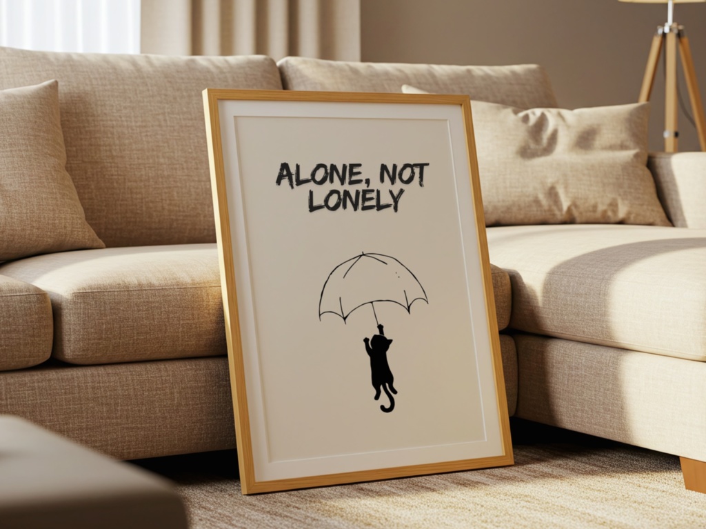 雨の日のIntrovert Cat 10|Alone Not Lonely