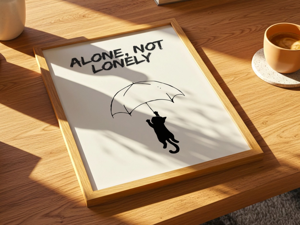 雨の日のIntrovert Cat 10|Alone Not Lonely
