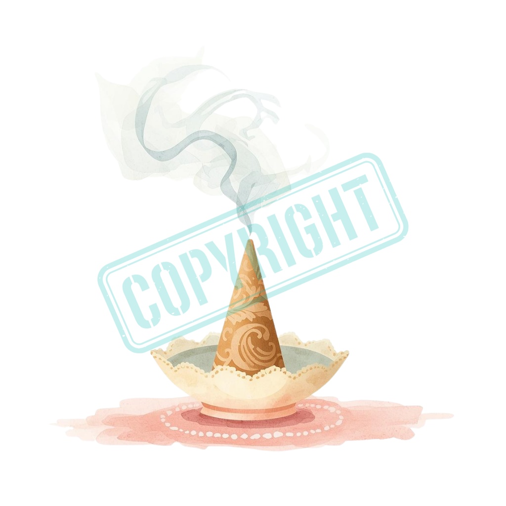 水彩風アンティーク可愛い浄化アイテムクリップアート 13種類セット【PNG/パステルカラー】