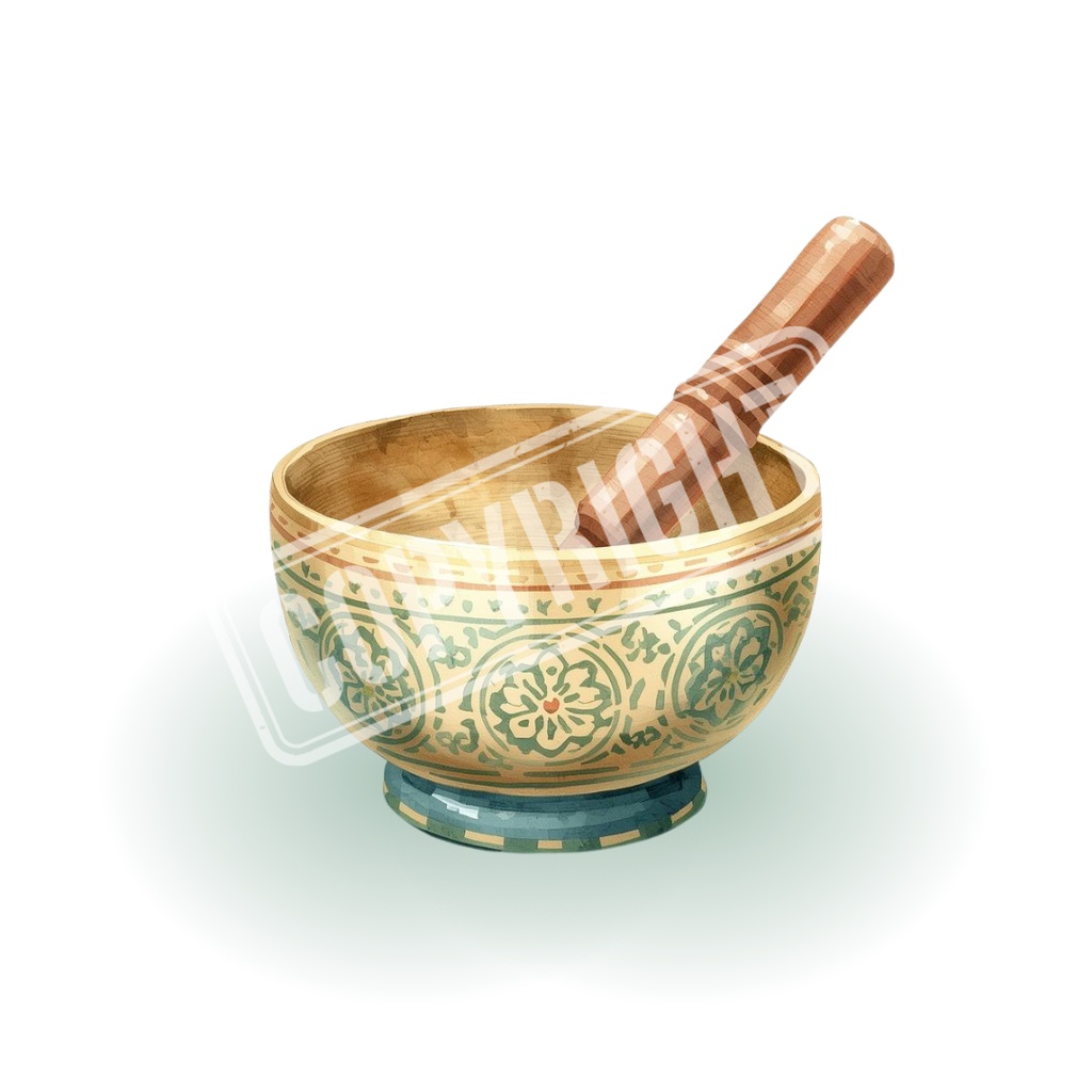 水彩風アンティーク可愛い浄化アイテムクリップアート 13種類セット【PNG/パステルカラー】