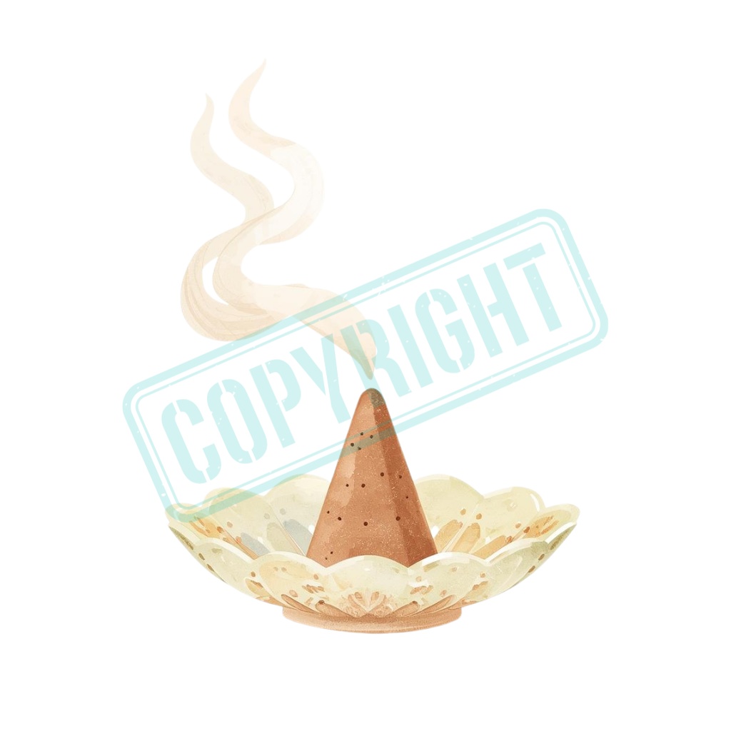 水彩風アンティーク可愛い浄化アイテムクリップアート 13種類セット【PNG/パステルカラー】