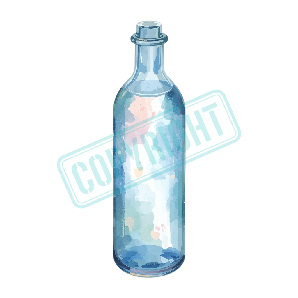 水彩風アンティーク可愛い浄化アイテムクリップアート 13種類セット【PNG/パステルカラー】