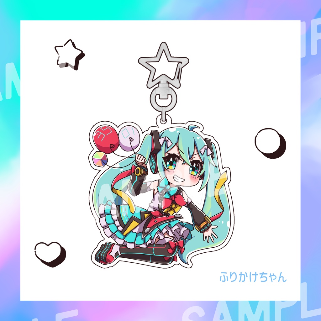 【事前通販】再販！「マジミラ2018 ふりかけちゃん」アクリルキーホルダー【超ボーマス62】