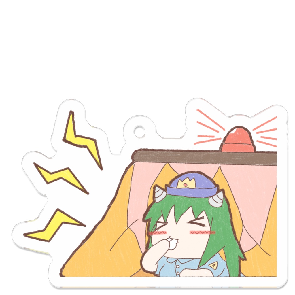 ざくざくアクターズアクリルキーホルダー　こドラ巡査