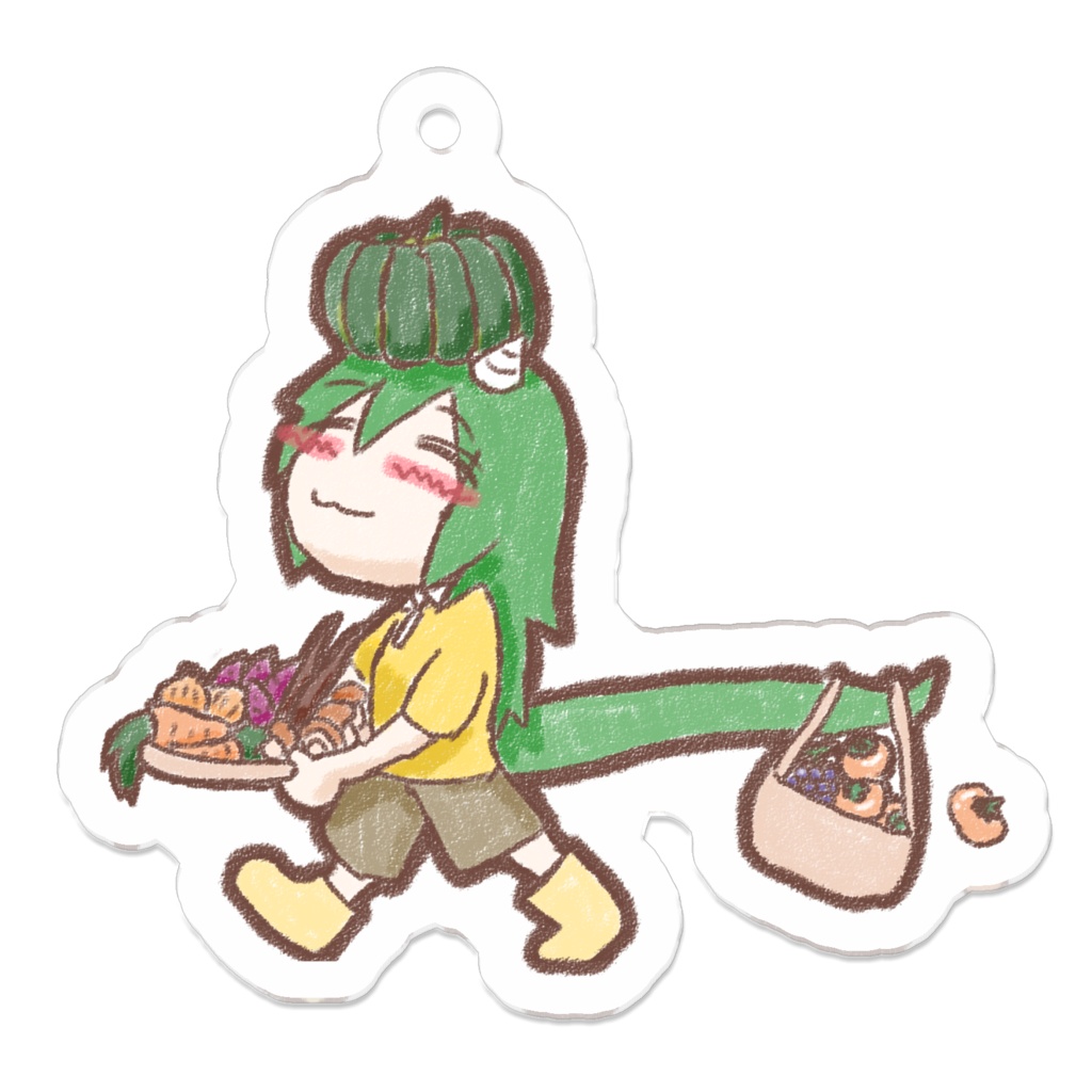 ざくざくアクターズアクリルキーホルダー お土産こドラちゃん