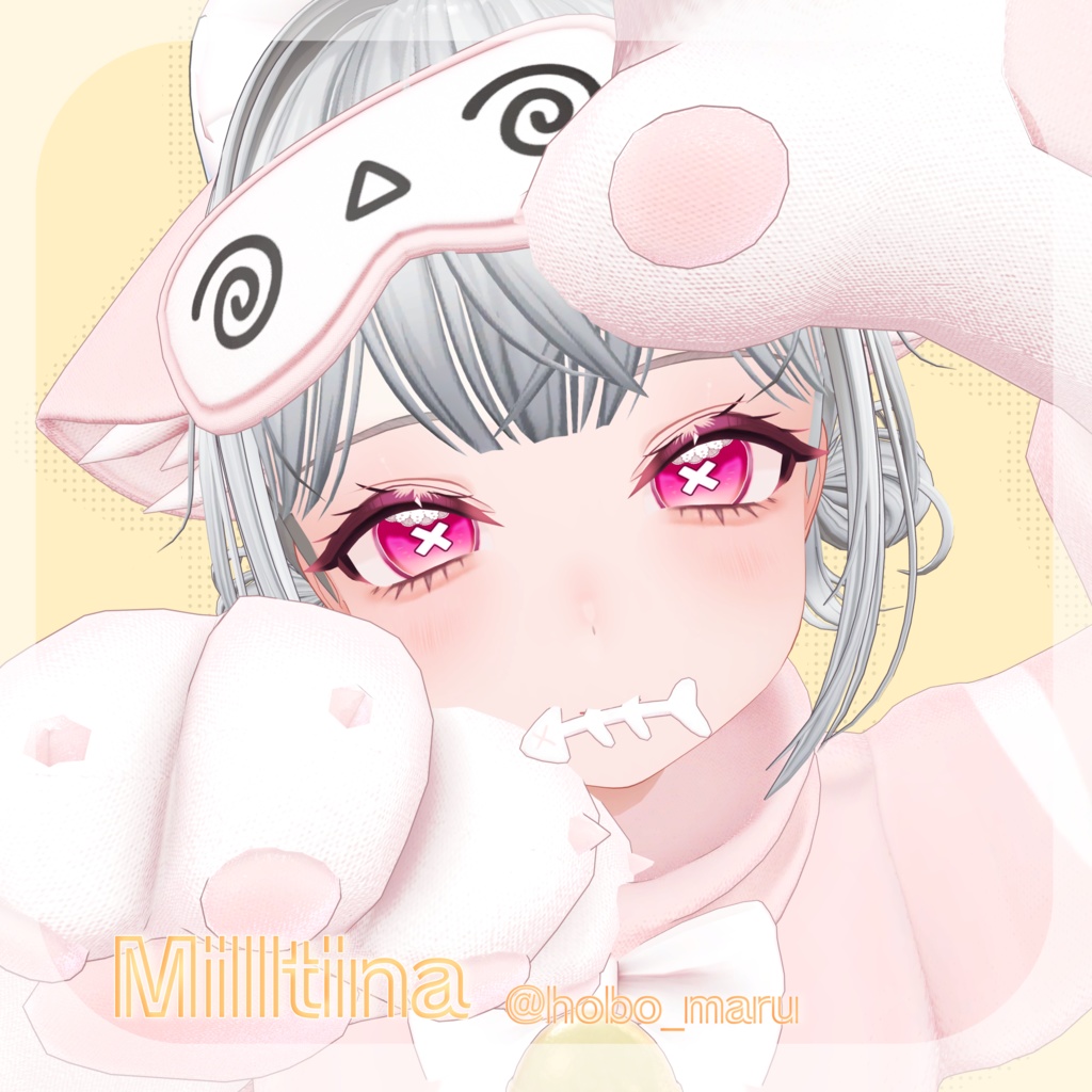 【4アバター対応】xxSecretlaceEye【11color】