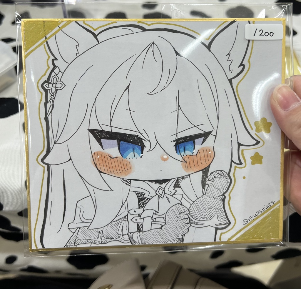 シンボリクリスエス ミニ色紙
