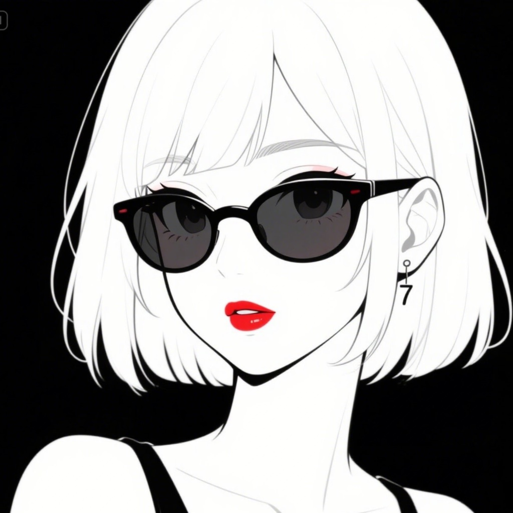 SNSアイコン用素材（女性）