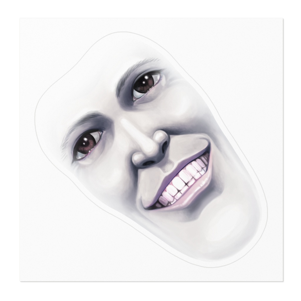 ステッカー 笑顔のままの君でいて 10cm