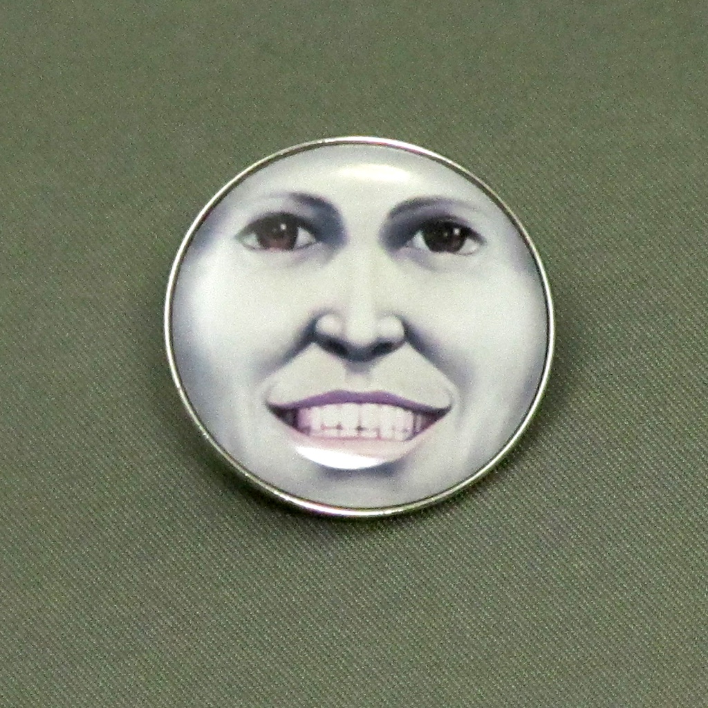ピンバッジ 笑顔のままの君でいて 2.5cm