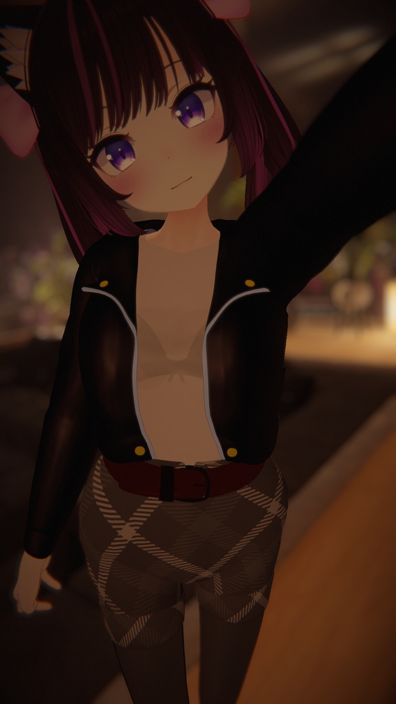 【VRChat】あのん専用 レザーコーディ