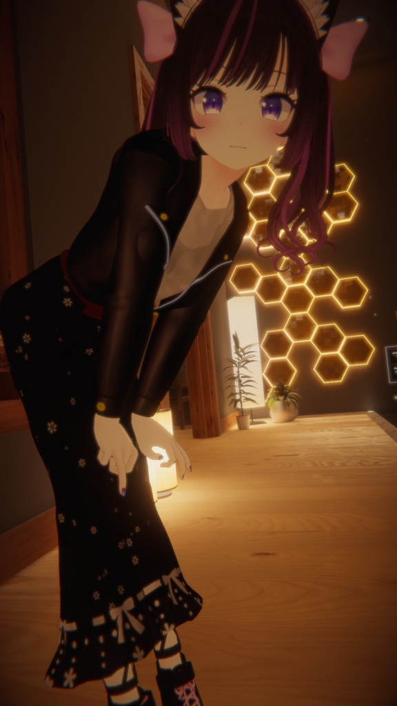 【VRChat】あのん専用 レザーコーディ