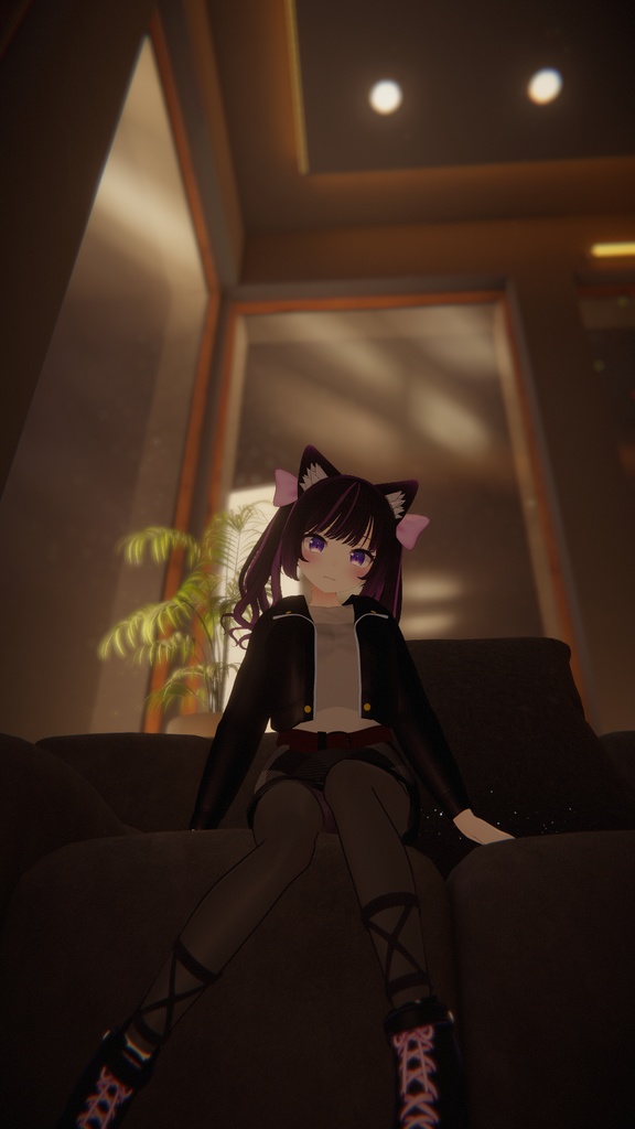 【VRChat】あのん専用 レザーコーディ