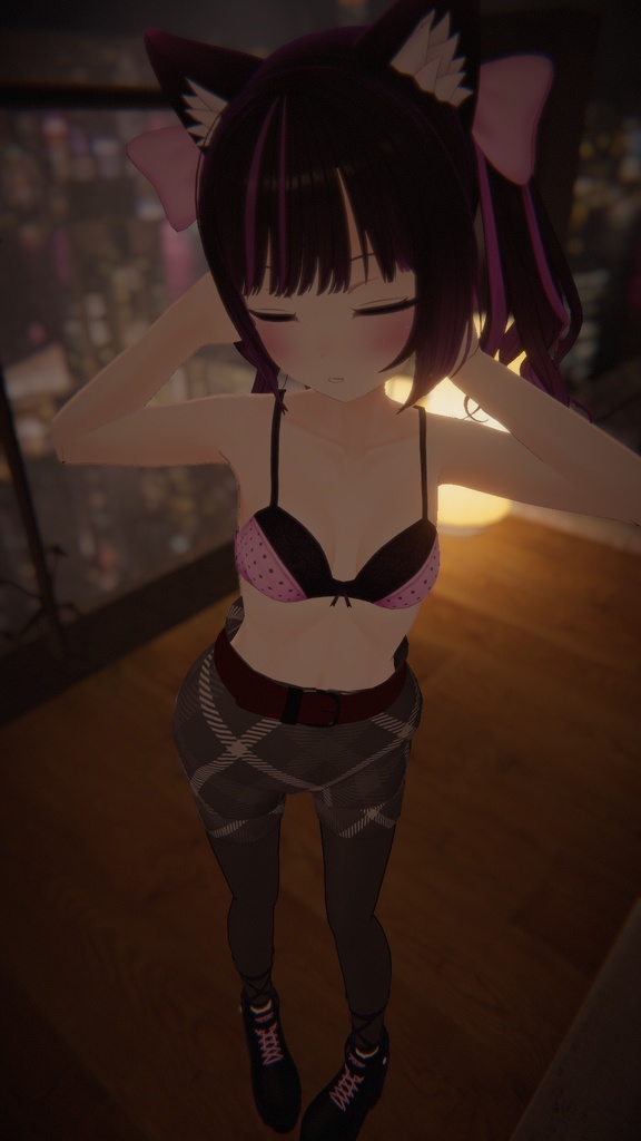 【VRChat】あのん専用 レザーコーディ