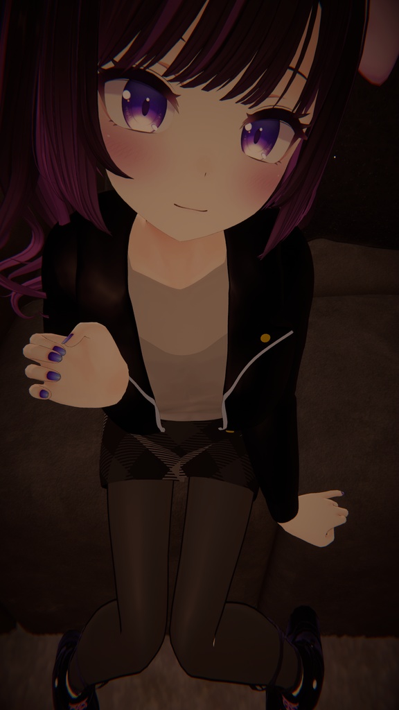 【VRChat】あのん専用 レザーコーディ