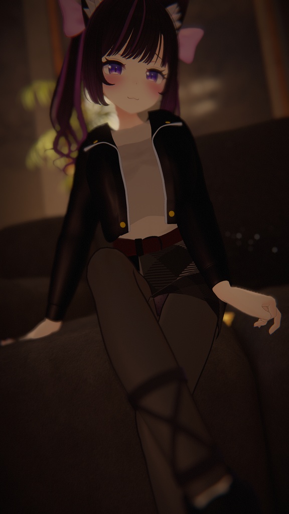 【VRChat】あのん専用 レザーコーディ