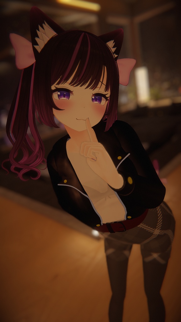 【VRChat】あのん専用 レザーコーディ