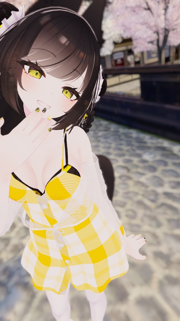 【VRChat】7アバター対応 春ワンピース