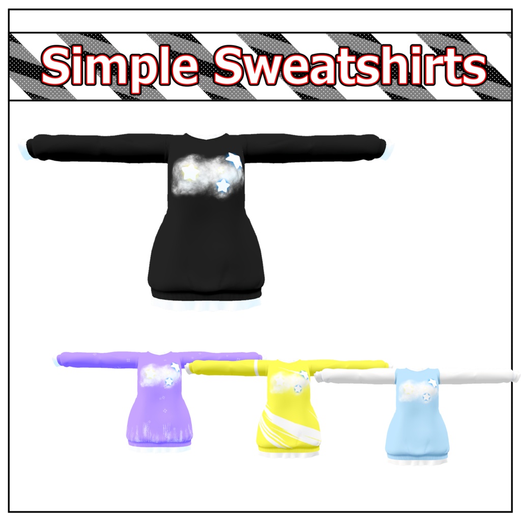 【VRChat】 Simple Sweatshirts
