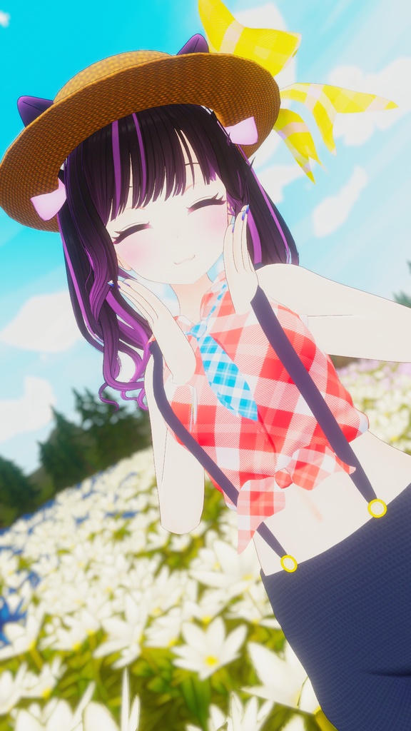 【VRChat】 10アバター対応 Summer Boater