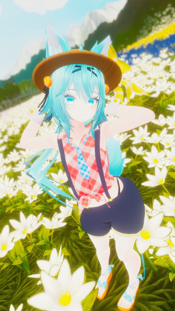 【VRChat】 10アバター対応 Summer Boater
