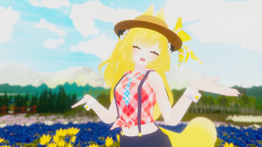 【VRChat】 10アバター対応 Summer Boater