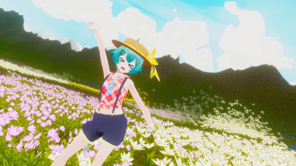 【VRChat】 10アバター対応 Summer Boater