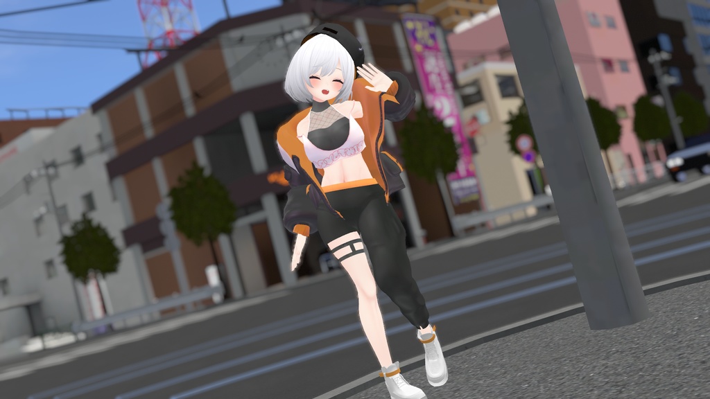 【VRChat】 16アバター(+1)対応 HIP Street