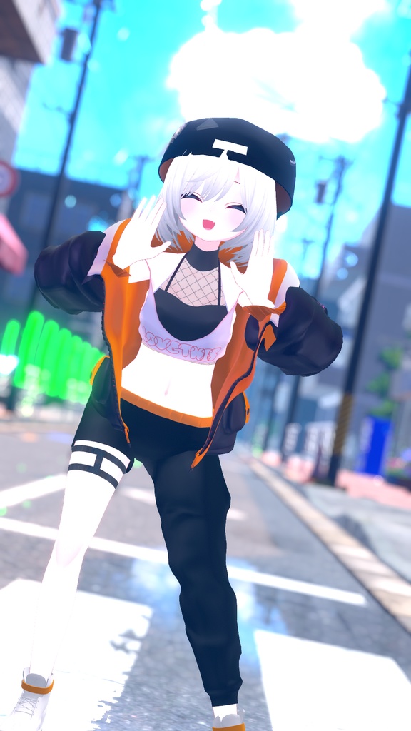 【VRChat】 16アバター(+1)対応 HIP Street