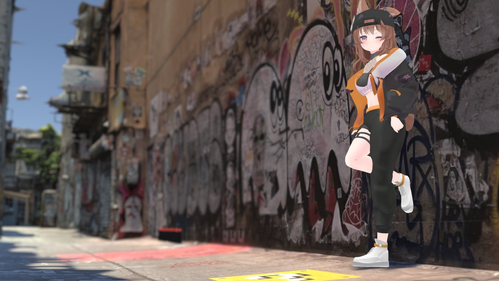 【VRChat】 16アバター(+1)対応 HIP Street