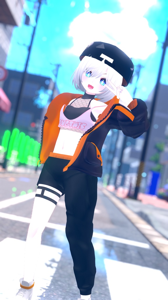 【VRChat】 16アバター(+1)対応 HIP Street
