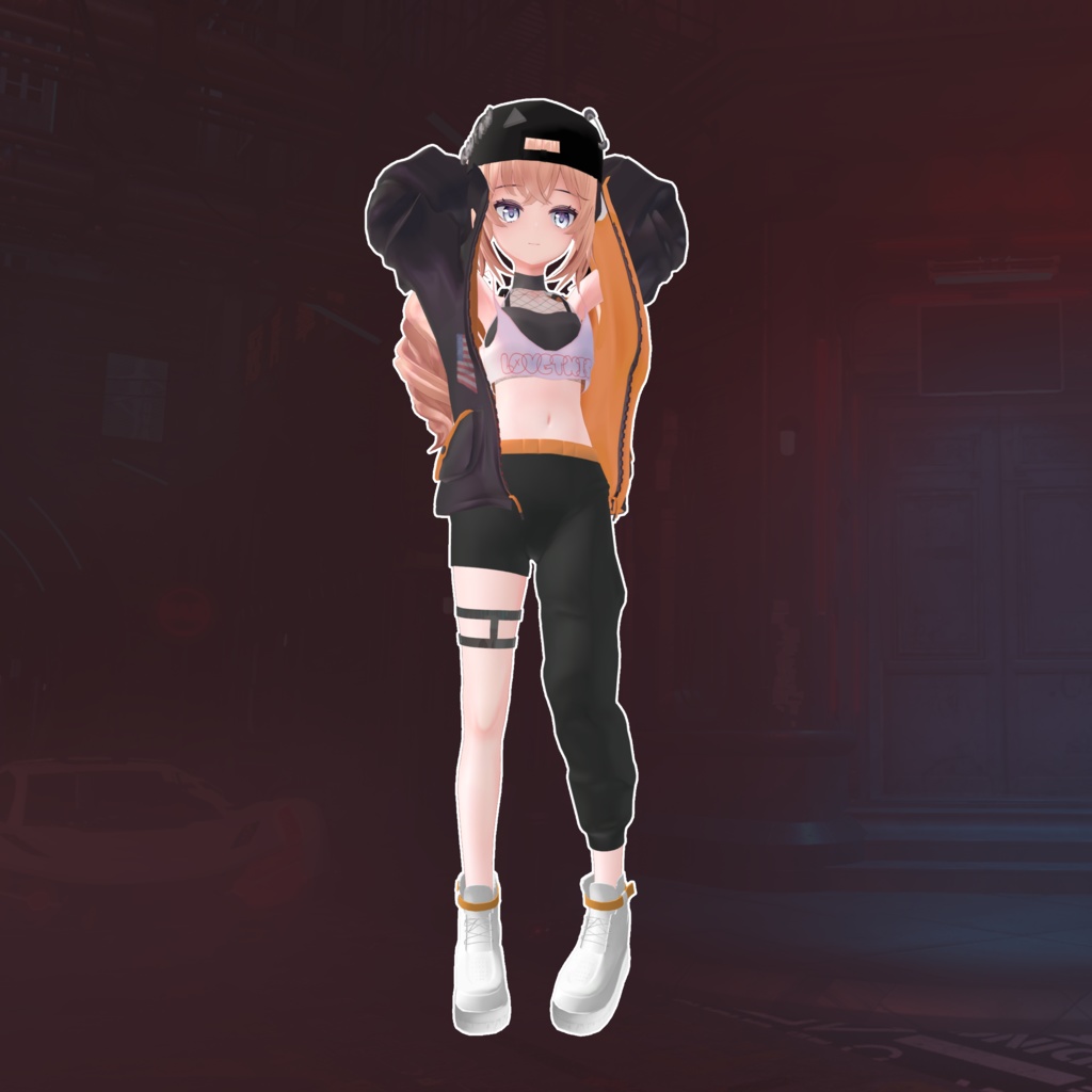 【VRChat】 16アバター(+1)対応 HIP Street