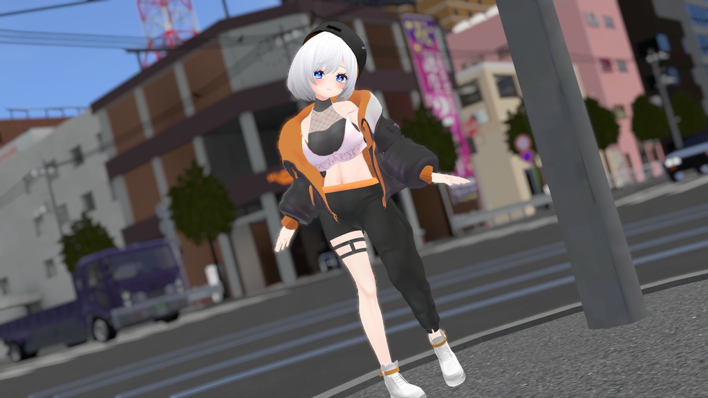 【VRChat】 16アバター(+1)対応 HIP Street