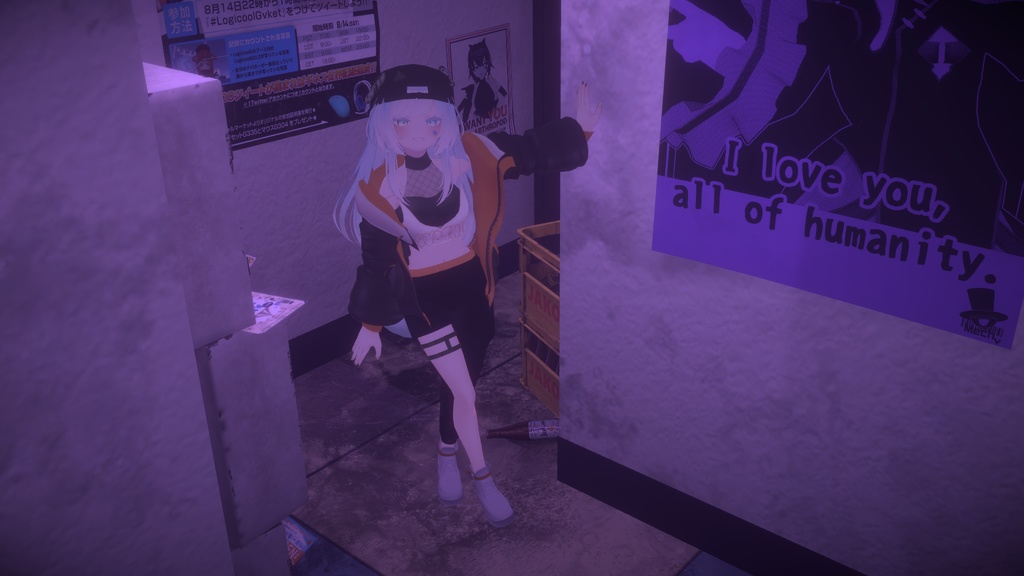 【VRChat】 16アバター(+1)対応 HIP Street