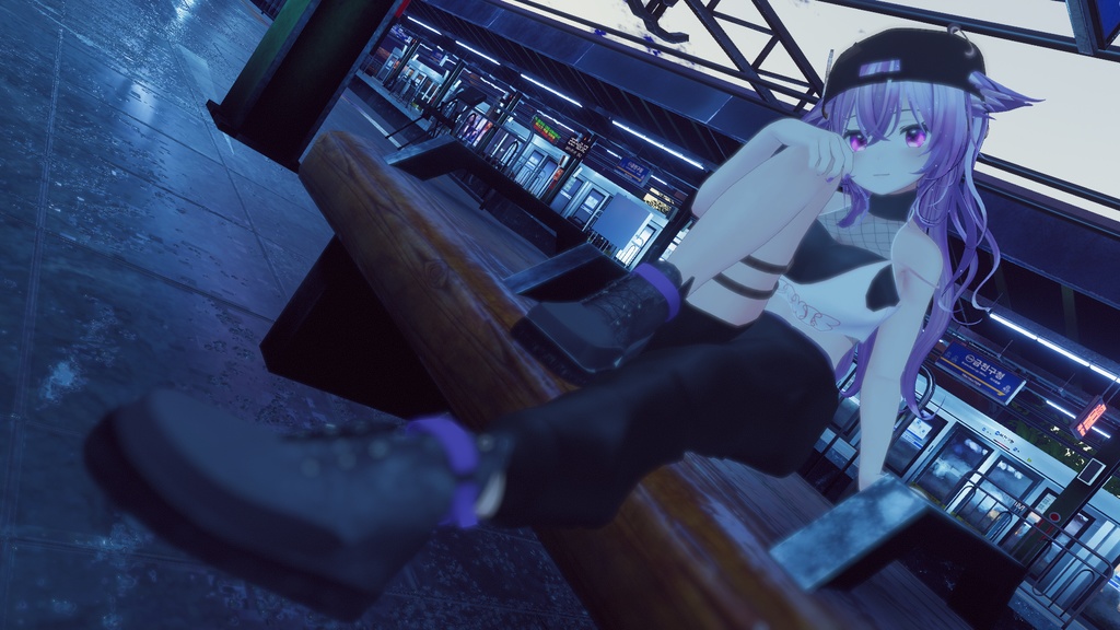 【VRChat】 16アバター(+1)対応 HIP Street