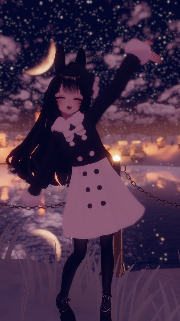 【VRChat】 Leefa・Lunalitt専用 「もこもこパステルコート」