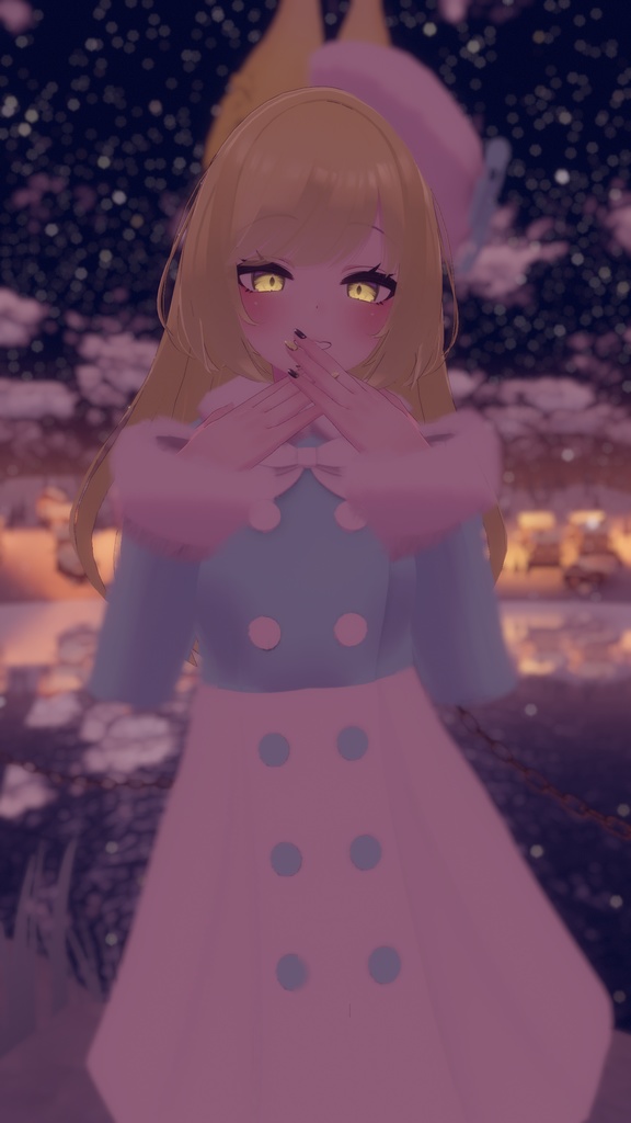 【VRChat】 Leefa・Lunalitt専用 「もこもこパステルコート」