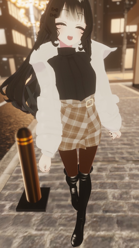 【VRChat】 Leefa・Lunalitt専用 「もこもこダウンセット」